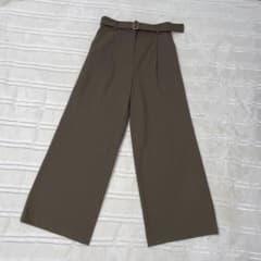 N. エヌドット　ワイドパンツ　ベルト　タックのサムネイル