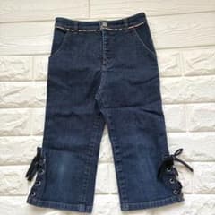 BURBERRYノバチェックデニムハーフパンツ110cmのサムネイル