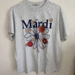 Mardi Mercredi Tシャツ グレー 花柄のサムネイル
