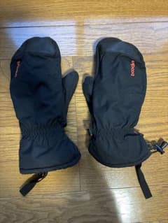 スキー スノーボード ミトン グローブ ブラックのサムネイル