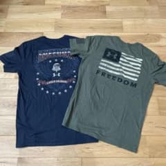 UNDER ARMOUR freedom Tシャツ 2枚セット Mサイズのサムネイル