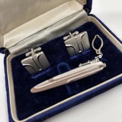 銀製 カフス、ネクタイピンセット - メルカリ