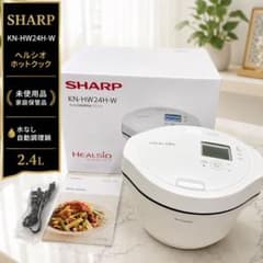 新品 SHARP ヘルシオ ホットクック KN-HW24H-W 2.4L - メルカリ