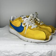 Nike スニーカー イエロー/ブルー 24.5cm