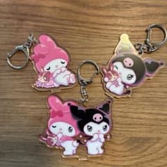 マイメロディ・クロミ アクリルキーホルダー 3個セット - メルカリ