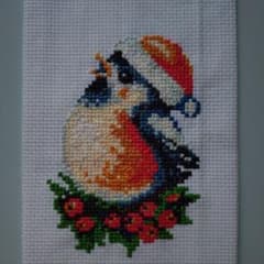 クロスステッチ 完成品 刺繍 ハンドメイドのサムネイル