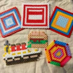 アイロンビーズ 作品 6点セットのサムネイル