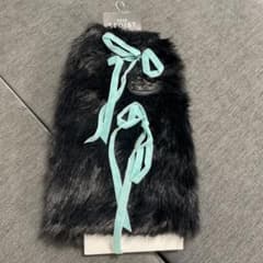 EGOIST 퍼 레그 워머 블랙 신품 미사용 에고이스트 GAL