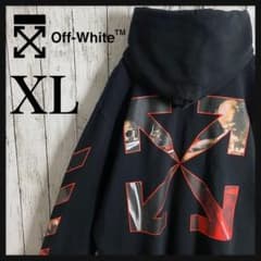 激レア 一点限り】オフホワイト 絵画柄 XL 入手困難 即完売 パーカー 