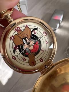 グーフィー懐中時計ディズニー　ヴィンテージ ディズニーランド限定　未使用