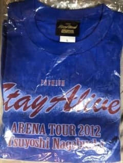 長渕剛　2012stayaliveライブグッズ　Tシャツ　Lサイズ　青のサムネイル