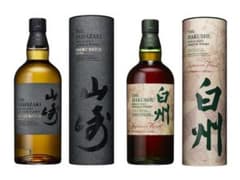 白州・山崎 免税店限定ウイスキーセット 免税店限定】山崎＆白州 ウィスキーセット - メルカリ