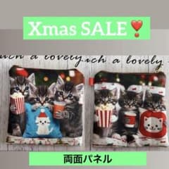 ハンドメイド Xmas猫ちゃんパネル ポーチ❣️ - メルカリ