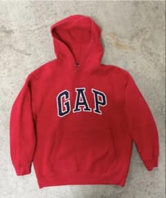 00s old gap vintage arch logo hoodie redのサムネイル