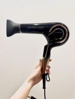【美品】REPRONIZER 4d ヘアドライヤー ブラック/ゴールドのサムネイル