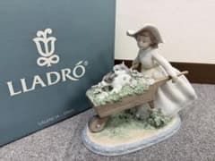 置物　リヤドロ LLADRO 5460 乗せてあげる　欠けあり　箱付き 置物 リヤドロ LLADRO 5460 乗せてあげる 欠けあり 箱付き - メルカリ