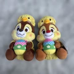 チップ＆デール(イースター/ひよこ) ぬいぐるみ ディズニーストア限定