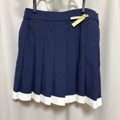 FILA レディース ゴルフ プリーツスカート ネイビーのサムネイル