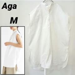 Aga アーガ【手洗い可】ヨーク切り替えノースリーブブラウス ヤマダヤ 
