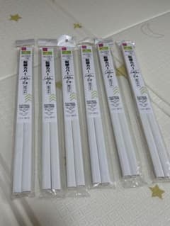 ダイソー　配線カバー　40センチ　12セット　【白、茶】のサムネイル
