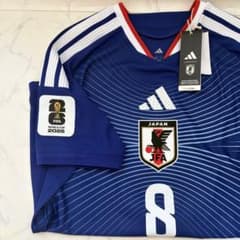 【確実正規品】日本代表オーセンティックユニ　久保建英8番スリーブバッジ　限定品 日本代表ユニフォーム 久保建英 8番 W杯 オフィシャル スリーブバッジ