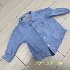 ファミリア☆80cm シャツ　訳あり　入園式卒園式のサムネイル