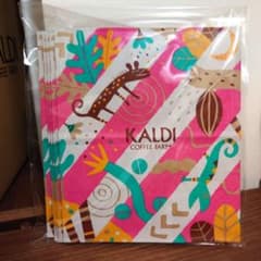 【新品・未使用】KALDI オリジナル紙袋（2026シーズン限定）／５枚のサムネイル