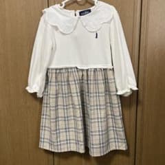 East Boy 襟付きチェック柄ワンピース 120cmのサムネイル
