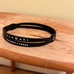 BANDEL クロスアンクレット ブラック Lのサムネイル