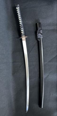 模造刀 打刀 黒鞘 鞘付き長さ約104cm 26D62 - メルカリ