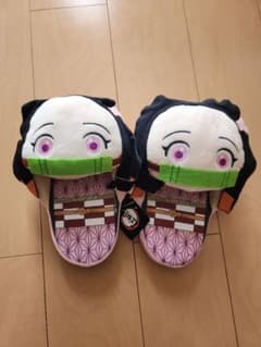 鬼滅の刃 禰豆子 ぬいぐるみスリッパのサムネイル