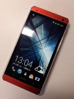 ★希少美品★HTC J One HTL22 レッドのサムネイル