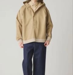 【お値下げ】美品✴︎MidiUmi ✴︎コットンフード付き シャツジャケットのサムネイル