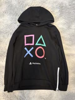 PlayStation フード付きパーカー 黒のサムネイル