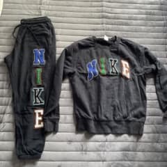 NIKEセットアップスウェット黒　上M下Lのサムネイル