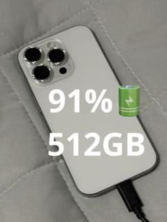 Apple iPhone16 Pro 본체 512GB 배터리 최대 용량 91%