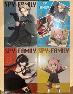 초기 상품 SPY× FAMILY 클리어 파일 컬렉션 전 4종