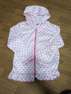 ラッシュガード 水玉 ピンク 120cmのサムネイル