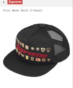 Supreme Pins Mesh Back 5-Panel キャップ - メルカリ