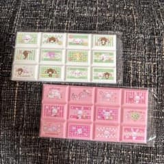 Sanrio Wish me mell 초콜릿 블록 씰 2장 세트
