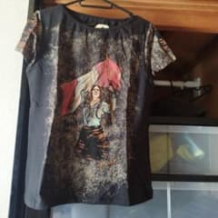 プリント 半袖 Tシャツ ブラックのサムネイル