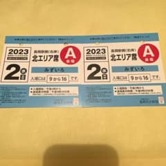 【最終値下げ】長岡花火　チケット　2枚のサムネイル