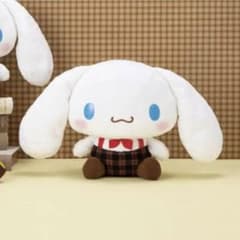 シナモン シナモロール チェックスタイルBIGぬいぐるみ ベスト サンリオのサムネイル