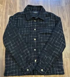 AMIRI チェック柄ツイードジャケット L - メルカリ