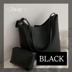 レディース　トートバッグ　2way ポーチ付き　ショルダーバッグ　大容量のサムネイル