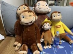 おさるのジョージ　ぬいぐるみセットのサムネイル