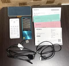 SONY ウォークマン NW-A25 説明書 ケーブル ビリジアンブルー 中古