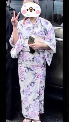 Yukata 白　薔薇柄　Kosupureのサムネイル
