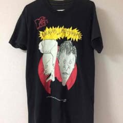 坂東ワタル38歳様専用  ビーバスアンドバットヘッド 半袖Ｔシャツ 黒のサムネイル