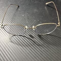 ゴールドカラー ボストン型 メガネのサムネイル